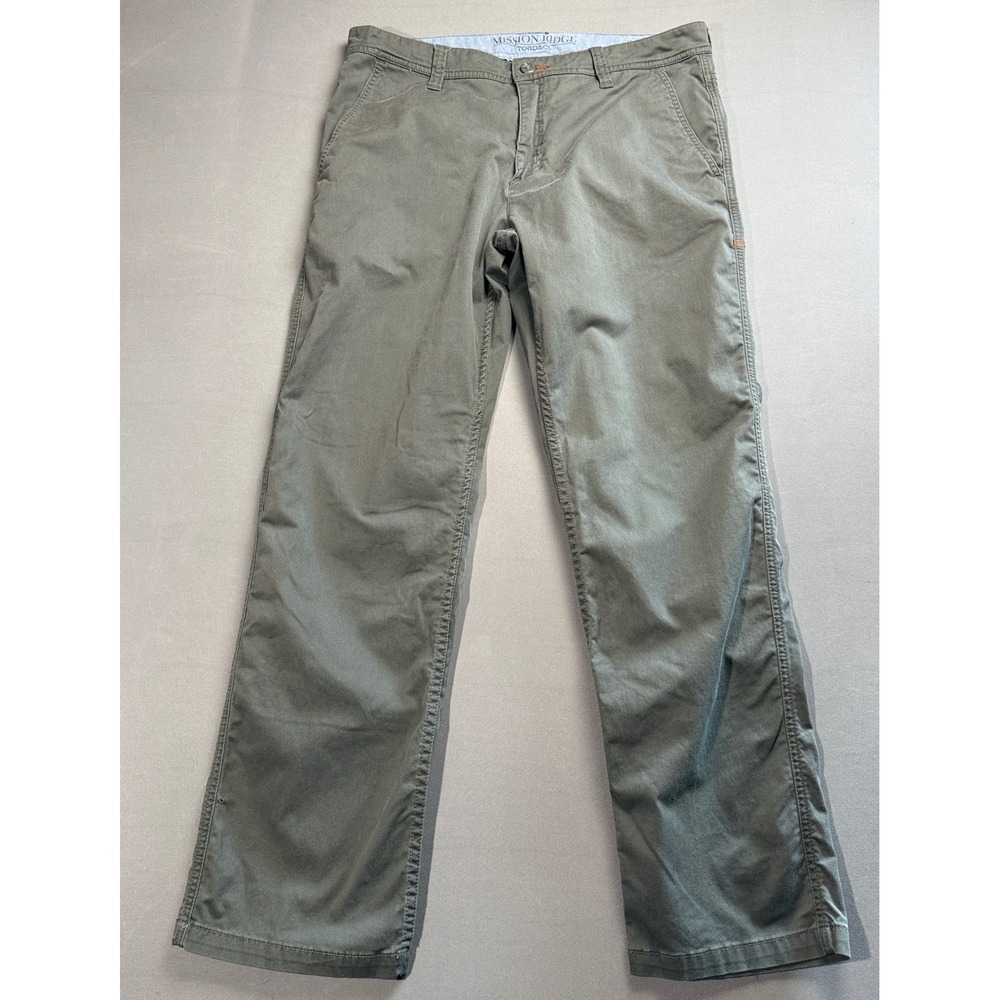 Mission Ridge Men's Casual Chino‎ Pants Straight Leg Cotton Khaki Size 34
